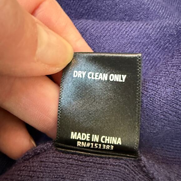 BURU Blue and Pink Vive la Mere Short Sleeve Sweater Large NWOT - Picture 5 of 5